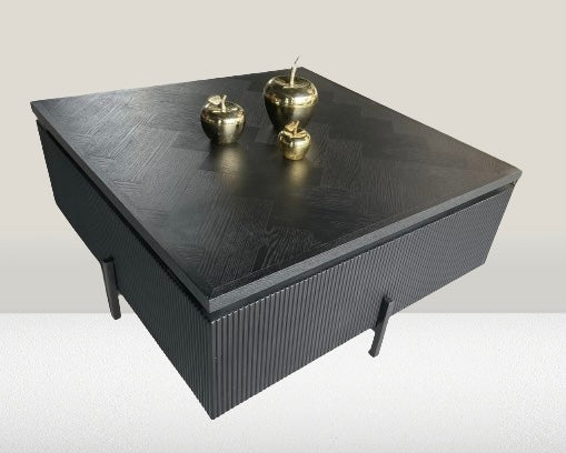 Salontafel black fishbone