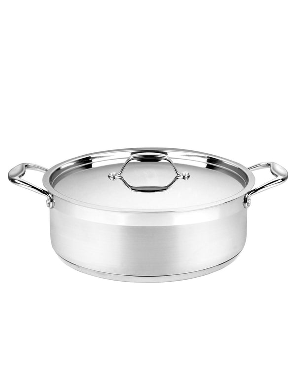 Kookpan laag 45 / 50cm inox