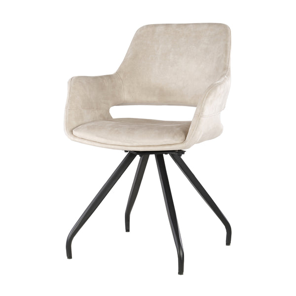 Capp Beige Velvet draaibaar