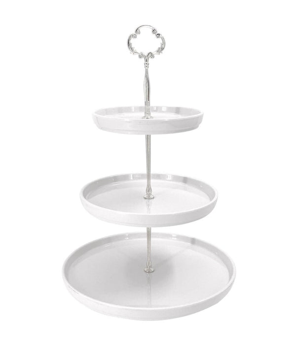 Etagere melamine wit 3 laags