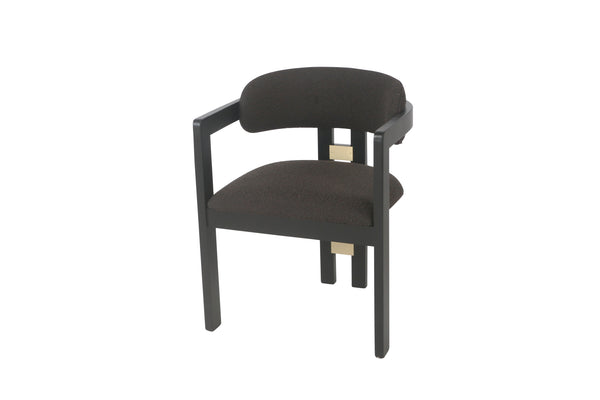 Eetkamerstoel Bergamo black gold
