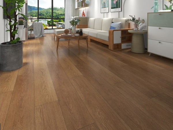 Pvc rechtstrook click valley oak